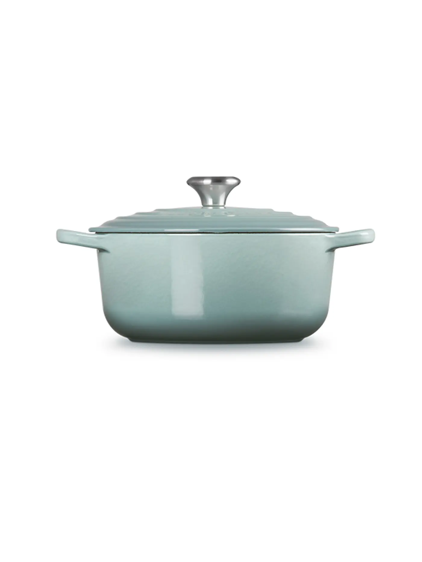 LE CREUSET | Bräter rund Signature 20cm/2,4l Meringue | hellgrau